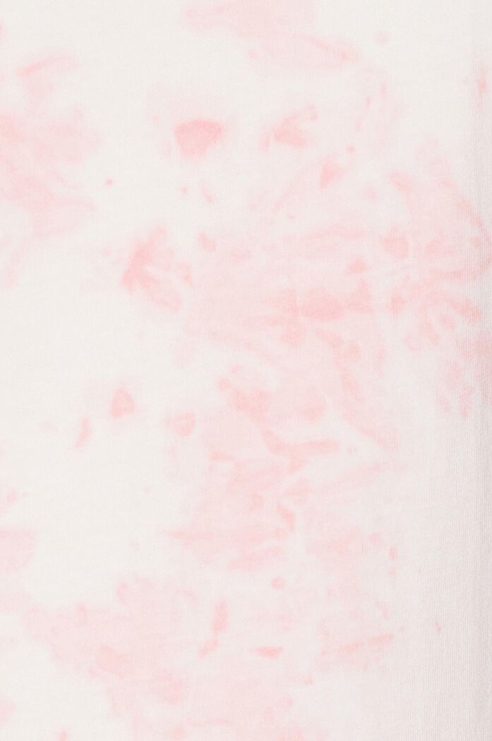 Ice dye cotton t-shirt, BLUSH, detail image number 3