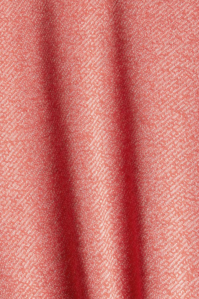 Blended cotton sweatshirt, CORAL, detail image number 4