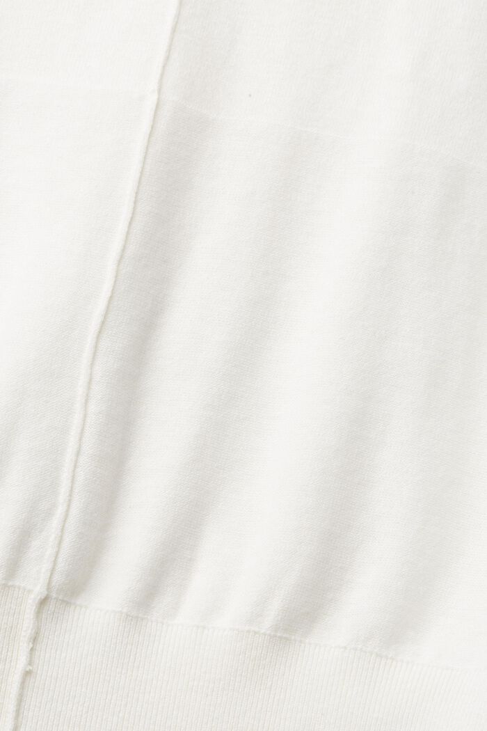 With linen: fine knit jumper, WHITE, detail image number 4