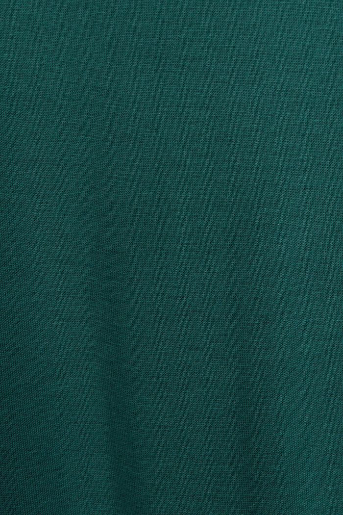 Jersey Mini Dress, EMERALD GREEN, detail image number 4
