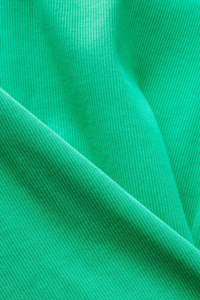 Cotton-Jersey Crewneck T-Shirt, GREEN, detail image number 5