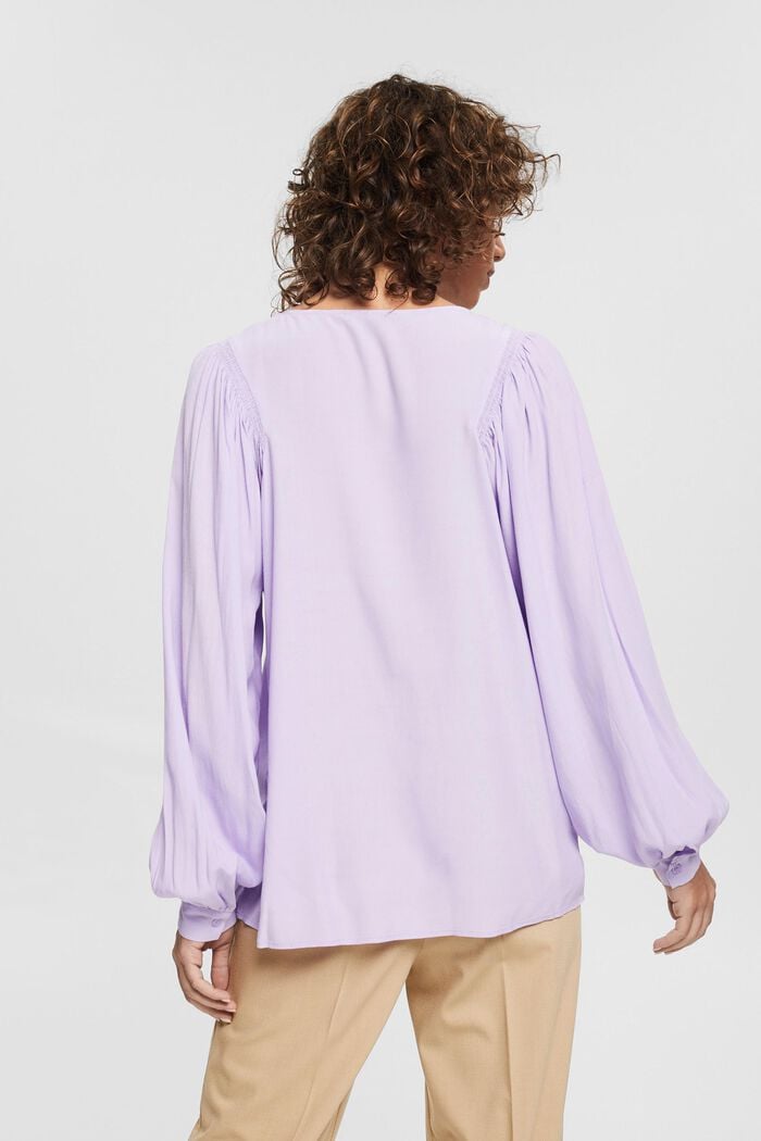 Blouse with LENZING™ ECOVERO™, LAVENDER, detail image number 3