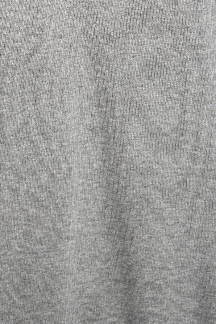 Jersey long sleeve top, MEDIUM GREY, detail image number 6