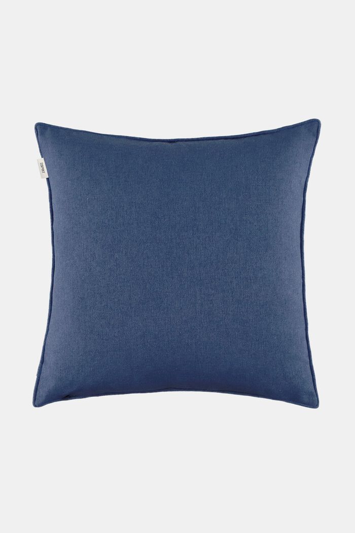 Floral Print Cushion Cover, BLUE, detail image number 3