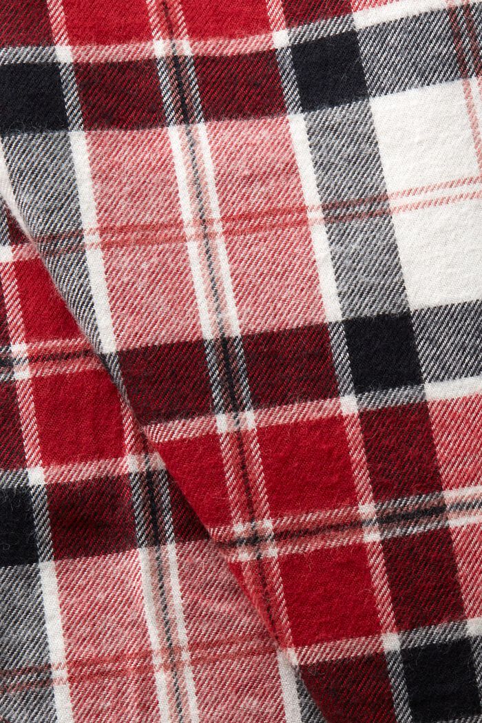Checked Flannel Pyjama Set, NEW RED, detail image number 4