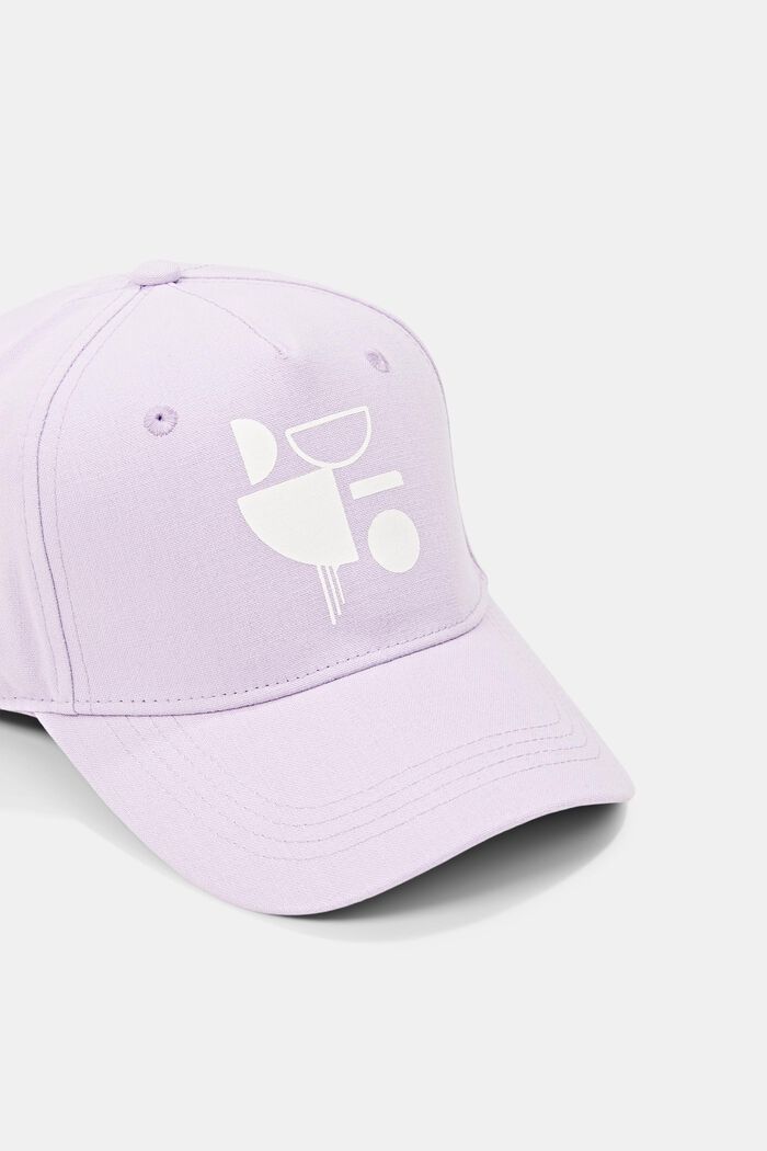 Baseball cap with a print, LILAC, detail image number 1