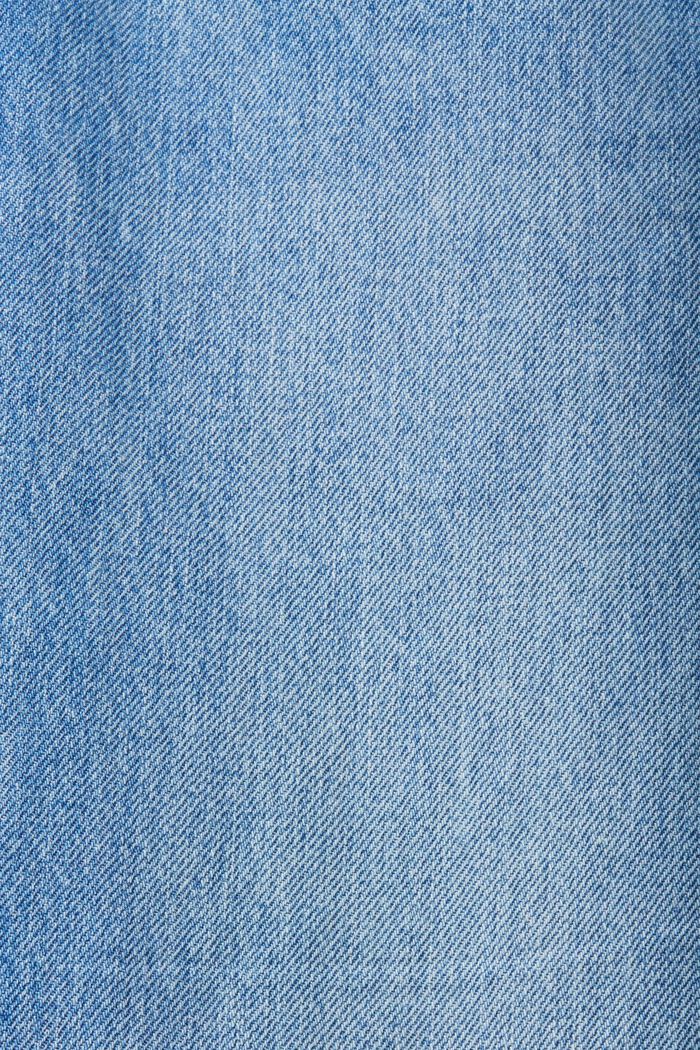 Straight wide-legged jeans, BLUE LIGHT WASHED, detail image number 5