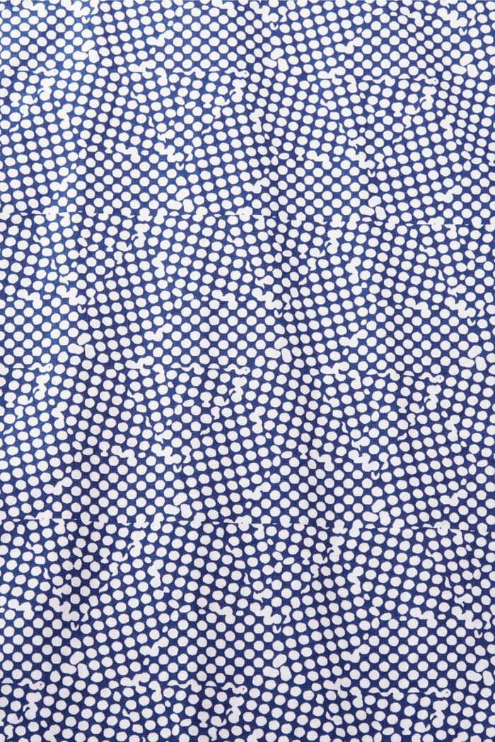 Patterned shirt, 100% cotton, WHITE, detail image number 4