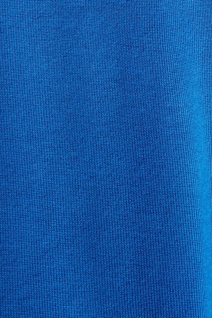 Long-Sleeve Turtleneck Sweater, BRIGHT BLUE, detail image number 5