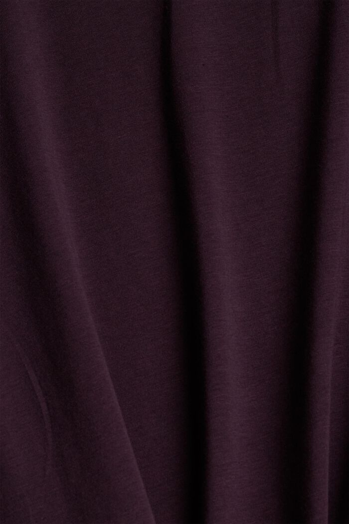 T-Shirts, AUBERGINE, detail image number 1