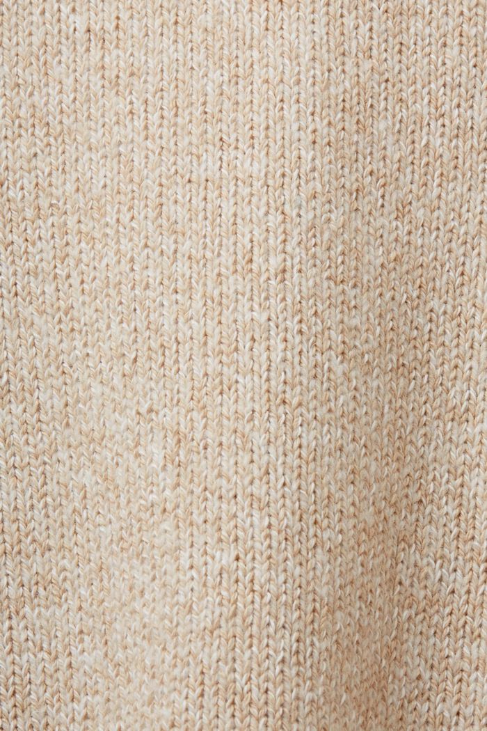 Crewneck jumper, wool blend, SAND, detail image number 5