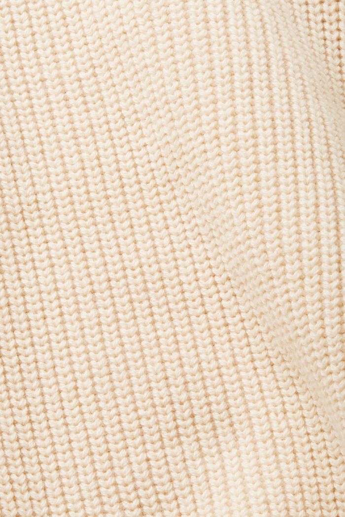 Half-zip knitted jumper, LIGHT TAUPE, detail image number 4