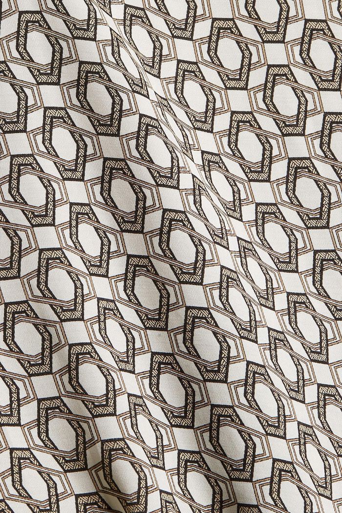 Printed satin blouse, LENZING™ ECOVERO™, OFF WHITE, detail image number 4