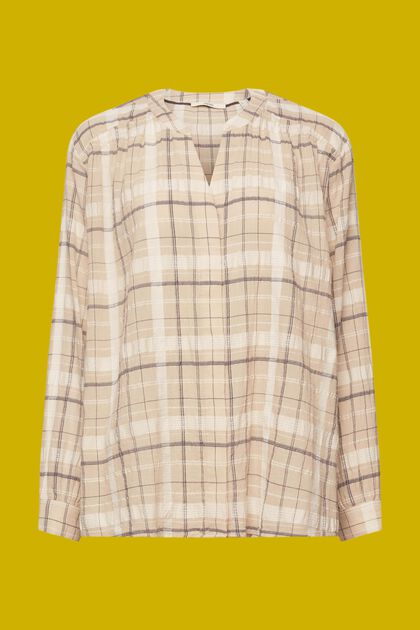 Textured blouse, 100% cotton
