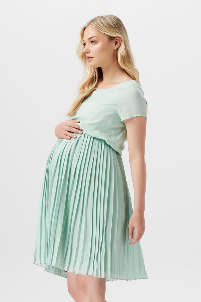 Two-in-one dress with nursing function, PALE MINT, detail image number 4