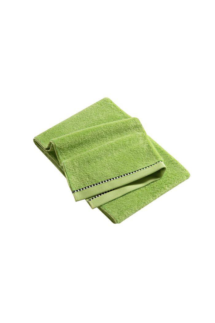 With TENCEL™: terry cloth towel collection, APPLE GREEN, detail image number 3
