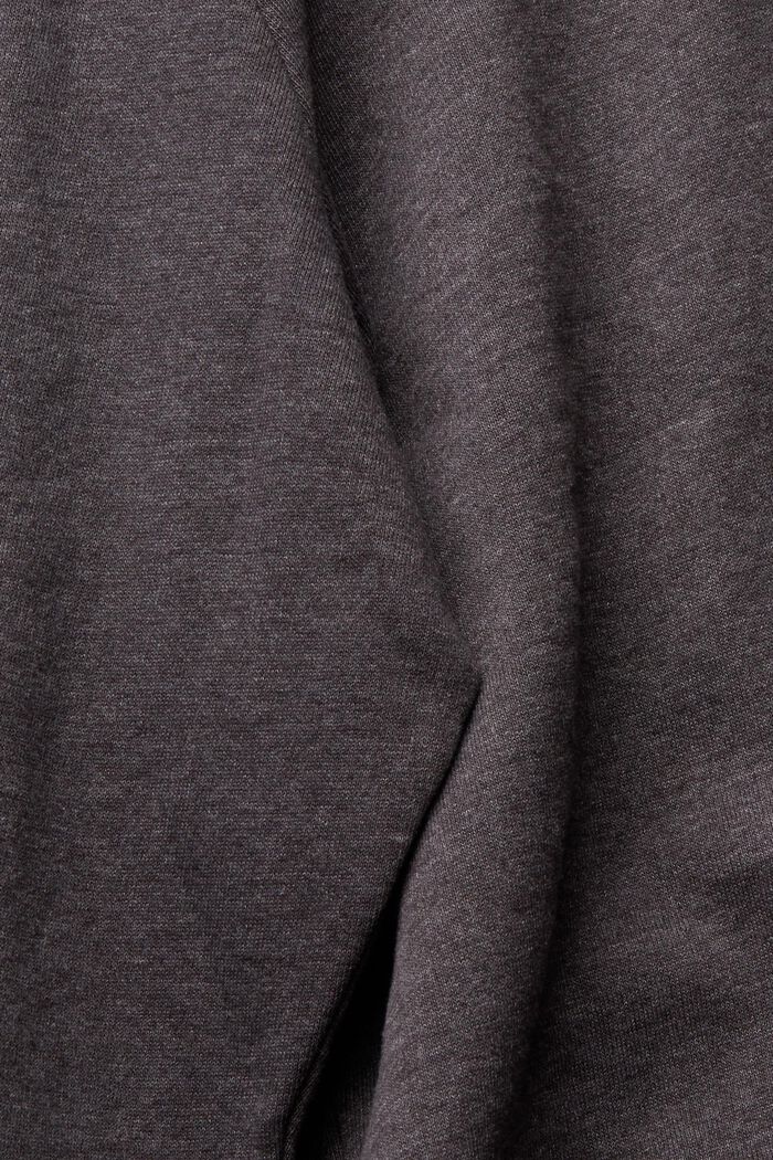Hooded sweatshirt made of recycled material, DARK GREY, detail image number 1