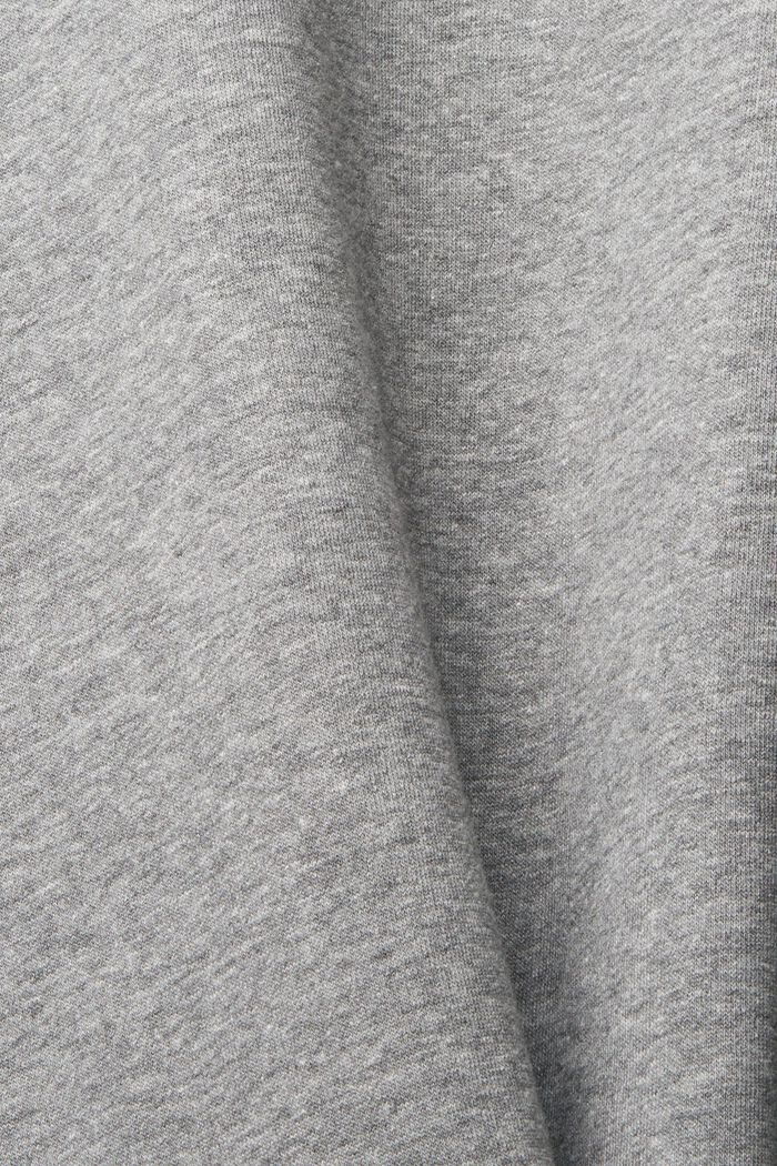 Sweatshirt with a colourful embroidered logo, MEDIUM GREY, detail image number 5