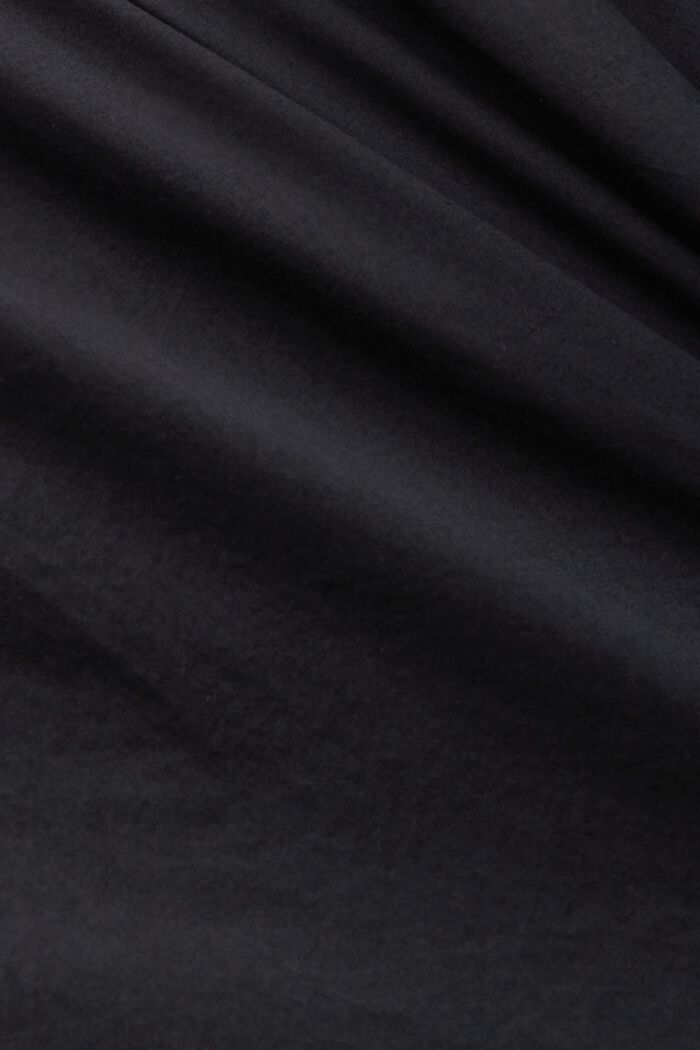 Flounced Hem Sleeveless Mini Dress, BLACK, detail image number 5