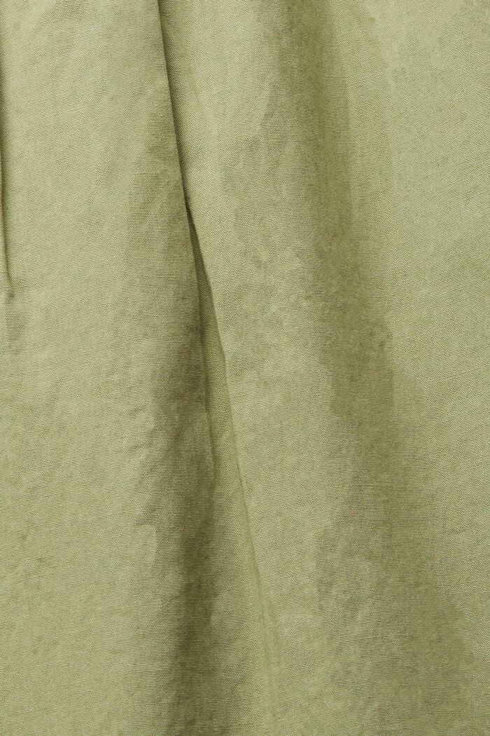 Chiffon midi dress with flounces, LIGHT KHAKI, detail image number 4