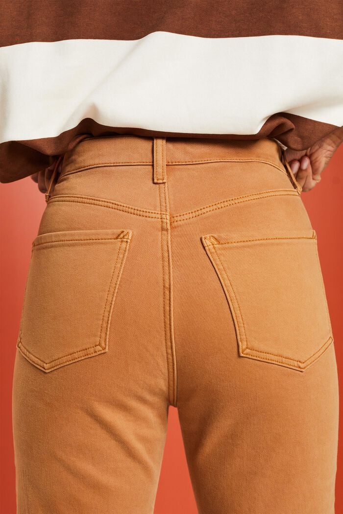 High-Rise Retro Straight Pants, CAMEL, detail image number 3