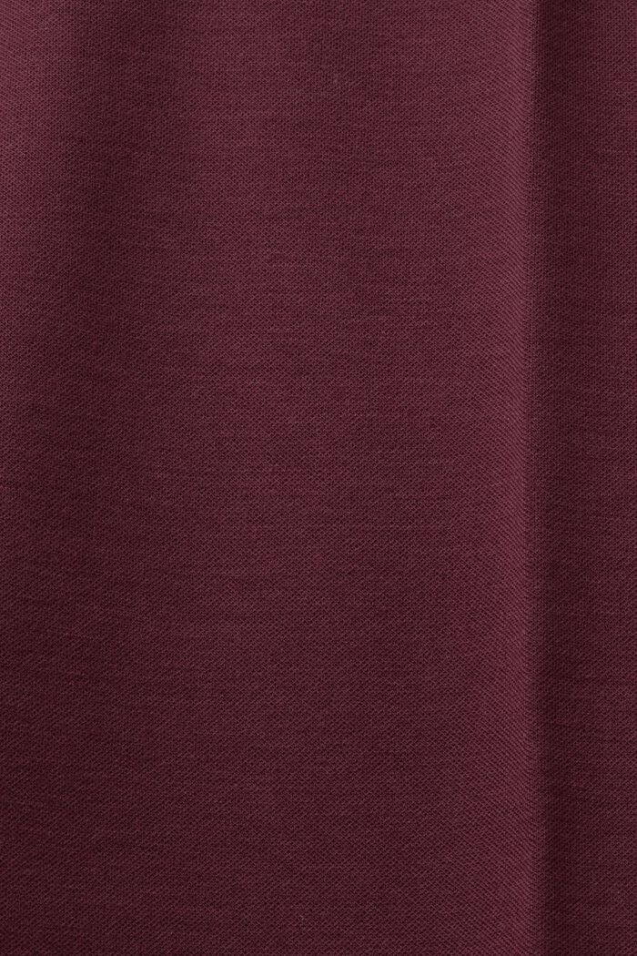 SPORTY PUNTO mix & match tapered trousers, AUBERGINE, detail image number 5