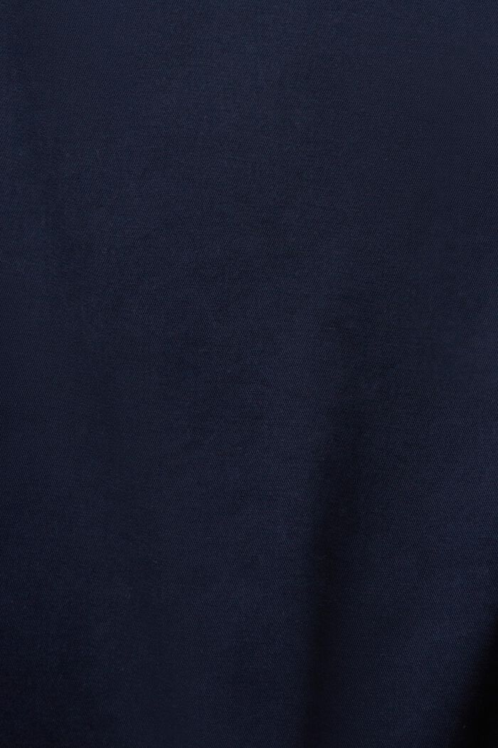 Cotton-Twill Straight Chinos, NAVY, detail image number 6