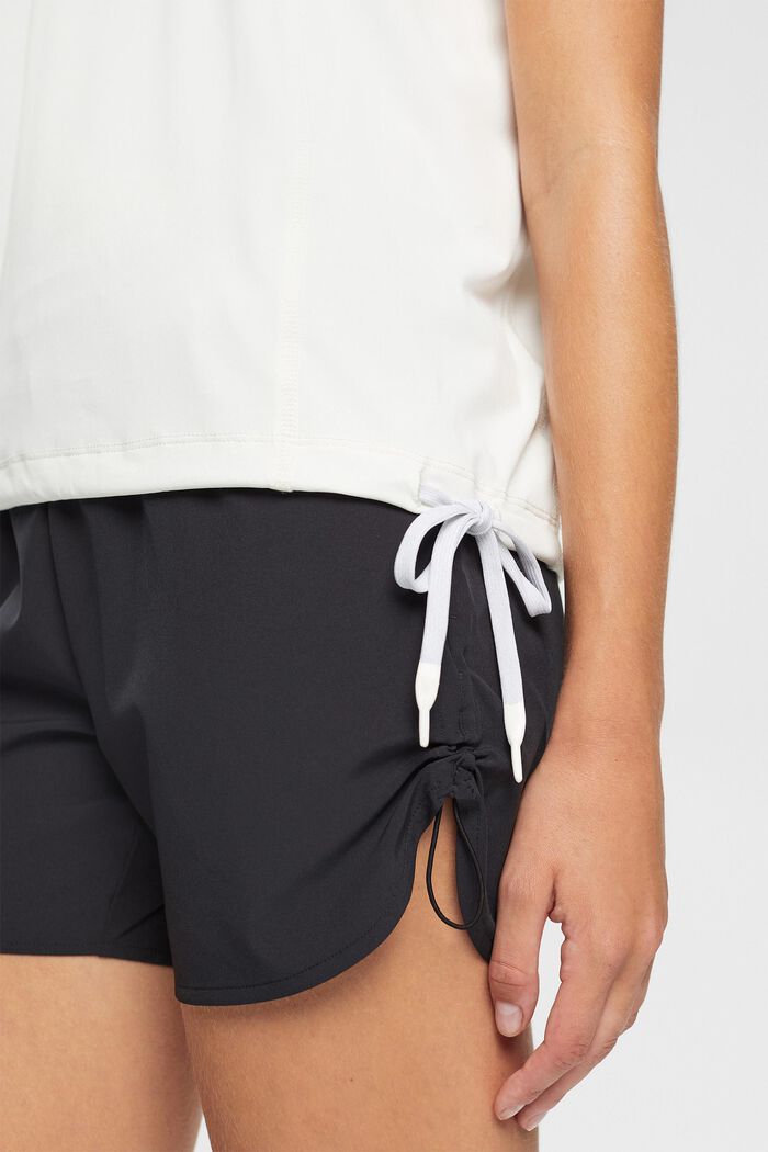 Drawstring active top, OFF WHITE, detail image number 3