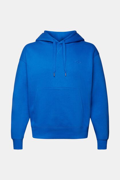 Sweatshirt hoodie with logo stitching