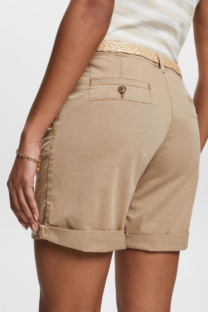Chino Shorts, TAUPE, detail image number 4