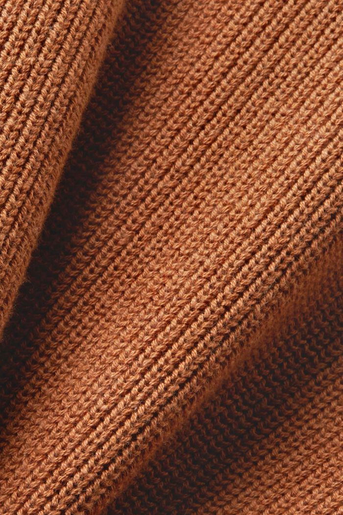 Cashmere blended jumper with lace detail, TOFFEE, detail image number 6