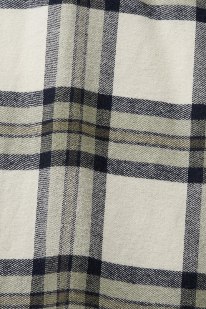 Checked Flannel Shirt, ICE, detail image number 4