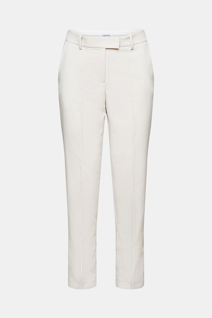 Low-Rise Straight Pants, LIGHT BEIGE, detail image number 6