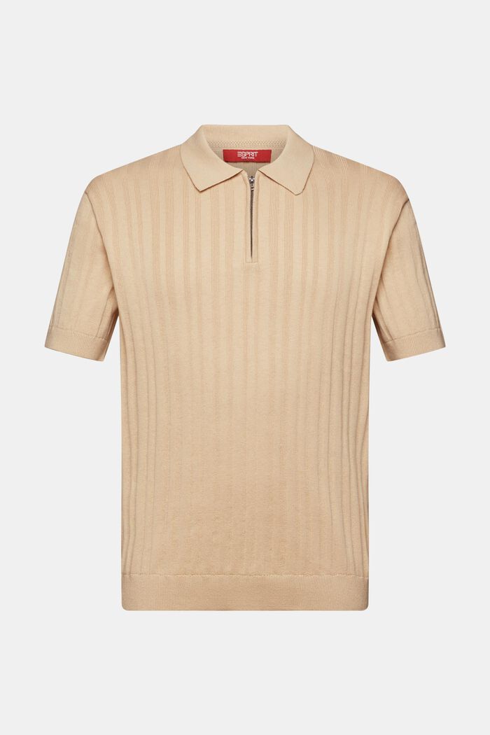 Slim Fit Polo Shirt, SAND, detail image number 5