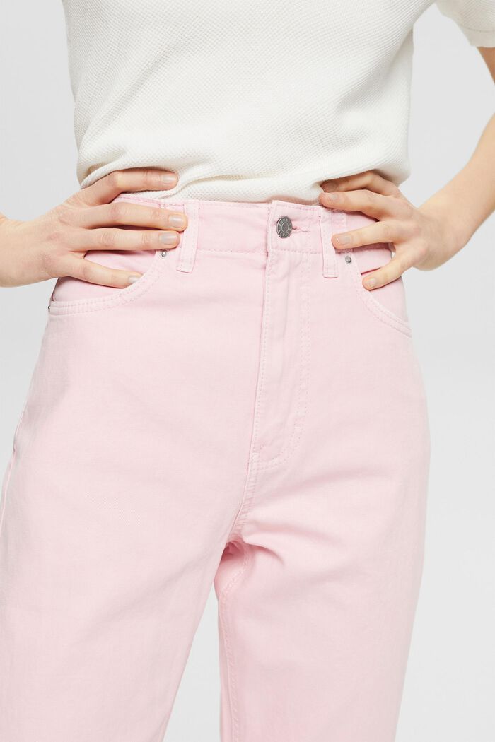 Containing hemp: straight-leg trousers, LIGHT PINK, detail image number 2