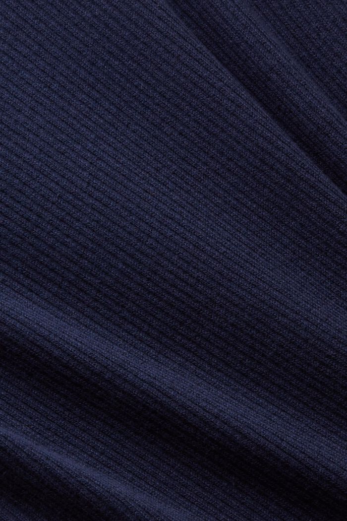Ribbed Sweater Tank, NAVY, detail image number 5