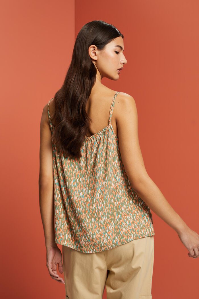Strappy top with all-over print, PASTEL GREEN, detail image number 2