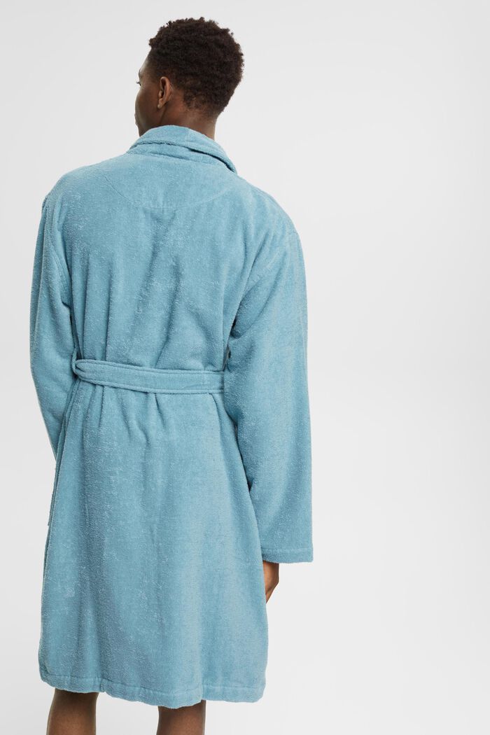 Unisex bathrobe, 100% cotton, COSMOS, detail image number 3