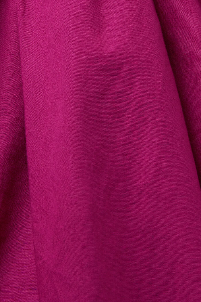Fabric mix mini dress, DARK PINK, detail image number 7