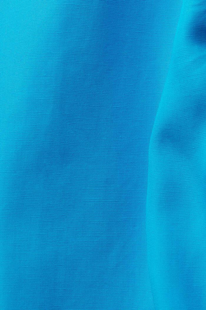 Oversized shirt blouse, BLUE, detail image number 5