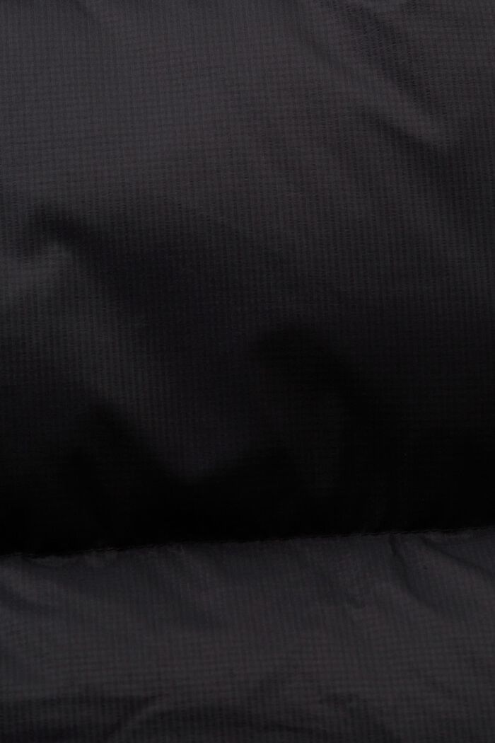 Hooded Down Puffer Coat, BLACK, detail image number 6