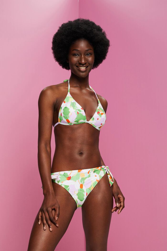 Bikini bottoms with tie-up bows, GREEN, detail image number 0