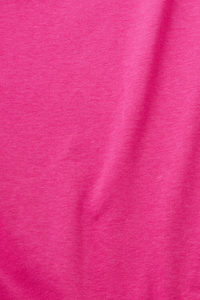 Cropped T-shirt, PINK FUCHSIA, detail image number 4