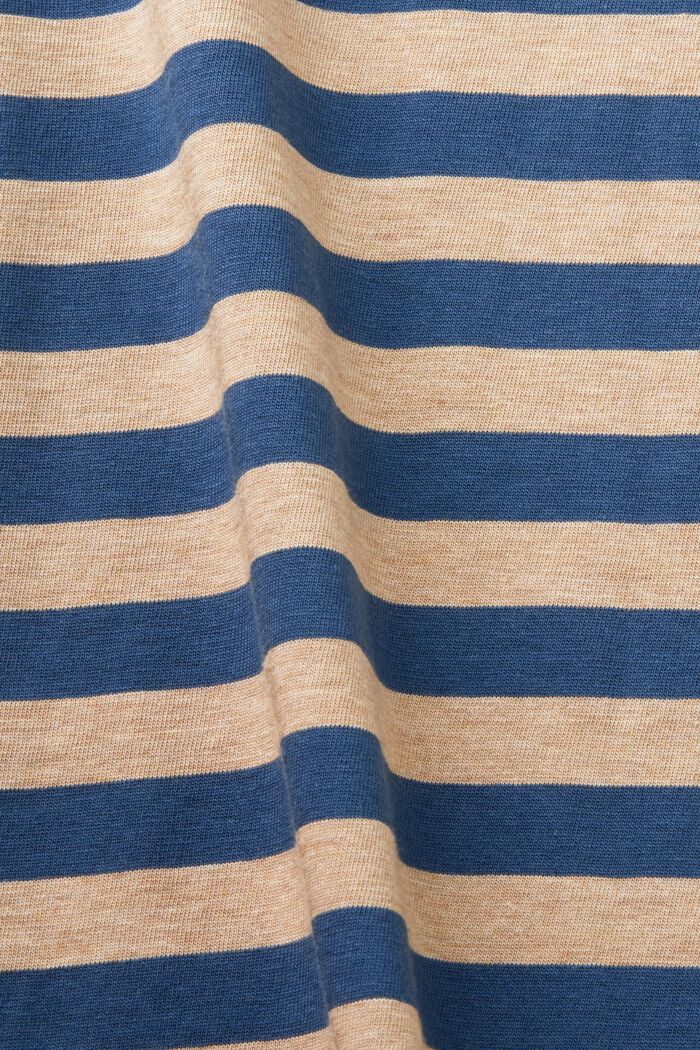 Striped Cotton Jersey T-Shirt, SAND, detail image number 5