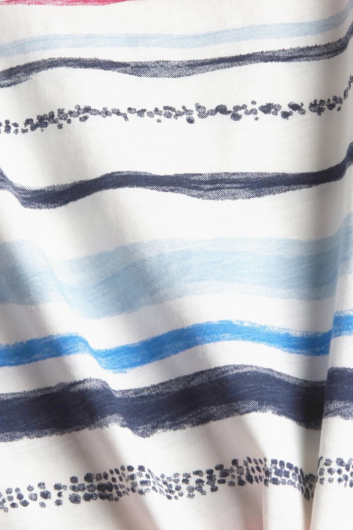 striped T-shirt, OFF WHITE, detail image number 4