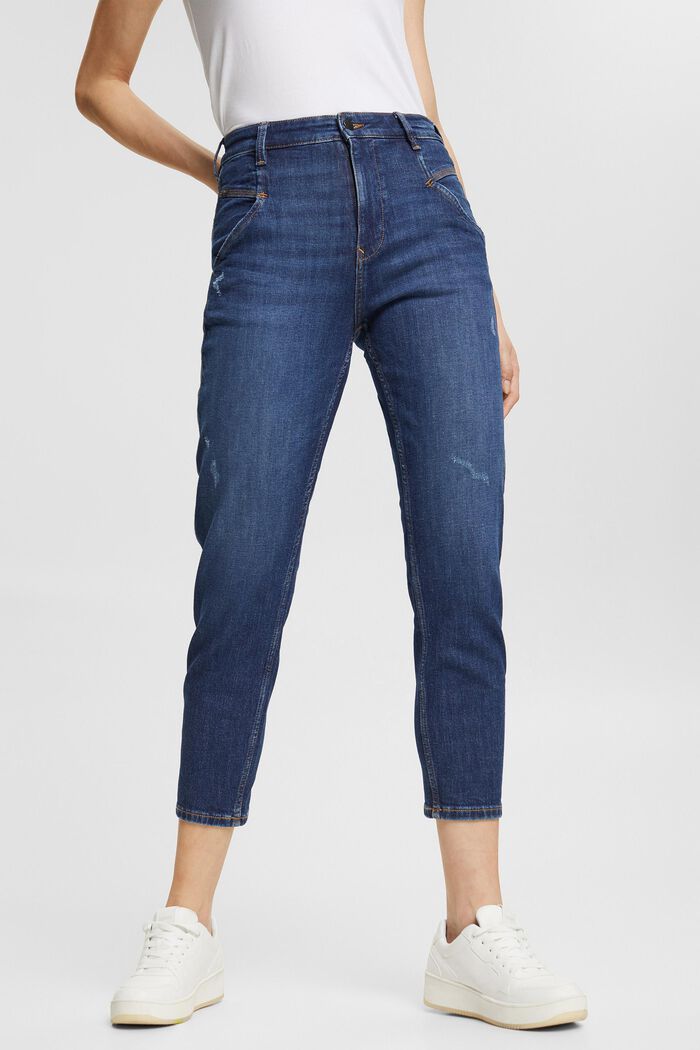 Distressed jeans made of organic cotton