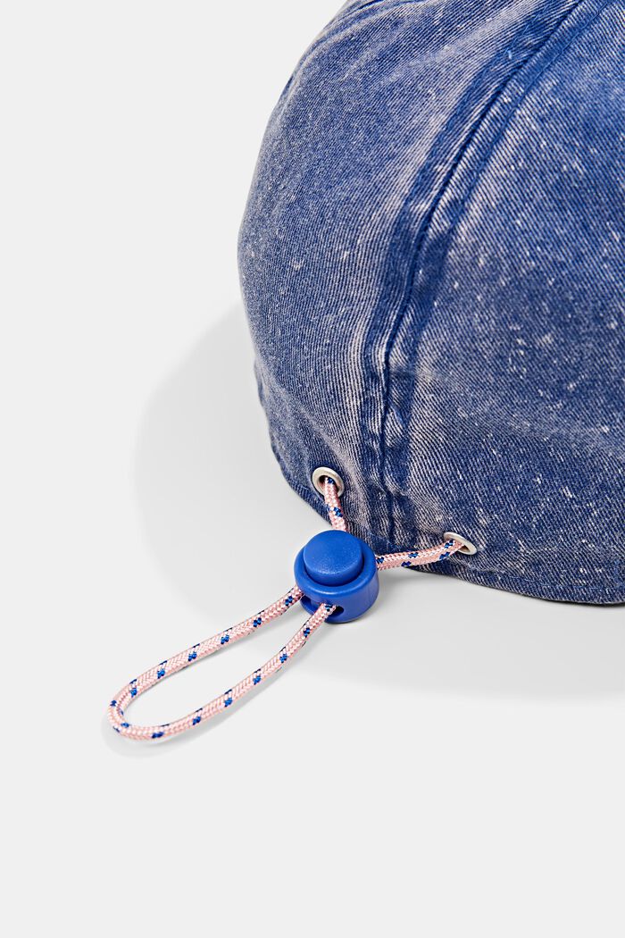 Drawcord baseball cap, BLUE, detail image number 1