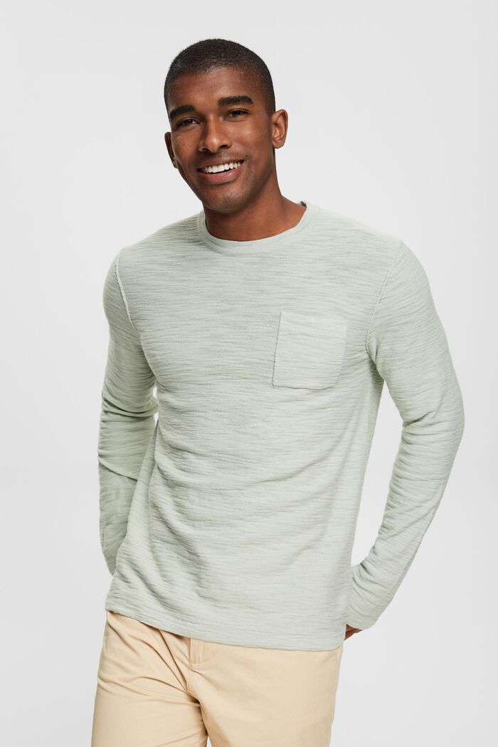 jumper with a breast pocket