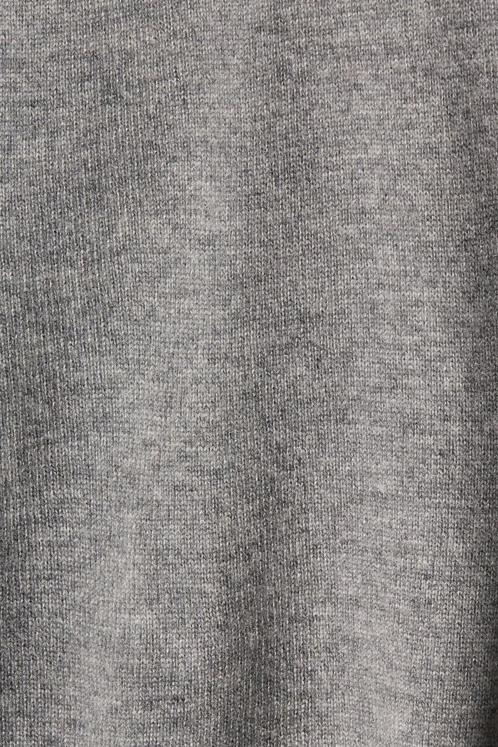 Cashmere blend: knitted shorts, MEDIUM GREY, detail image number 4