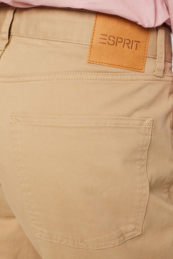 Classic Straight Pants, BEIGE, detail image number 4